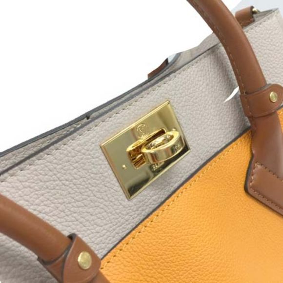 Louis Vuitton On My Side Monogram Canvas Shoulder Bag Orange Beige - Picture 7 of 14